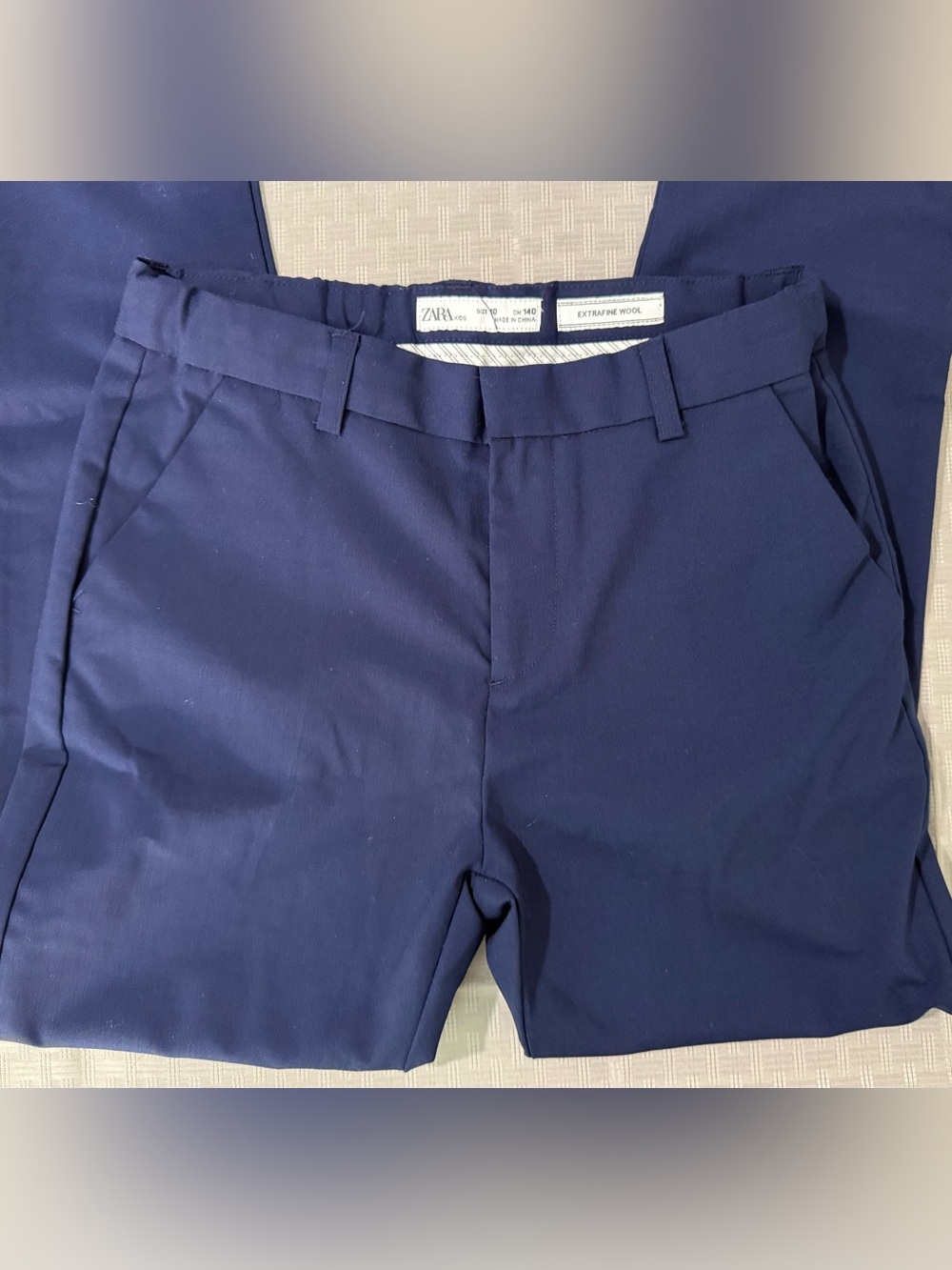 Zara Navy Blue Kids Trousers